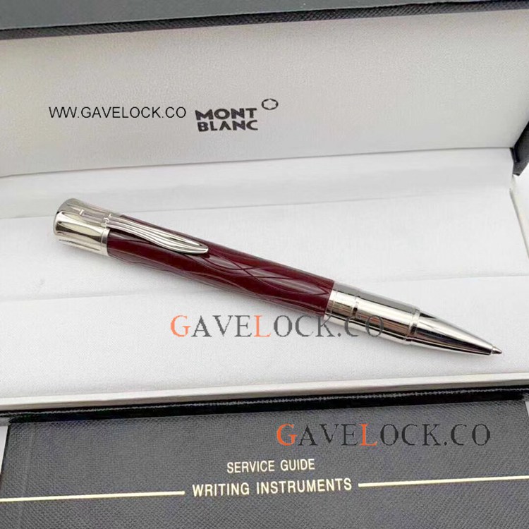 Montblanc Great Characters Mark Twain Pen Red Ballpoint Pen
